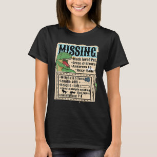 Camiseta Missing Pet Tyrannosaurus Rex Funny T-Rex Dinosaur
