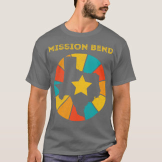Camiseta Mission Bend Texas Vintage angustiou Souvenir 1