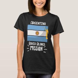 Camiseta Missiona da Missão LDS da Argentina Bahia Blanca M