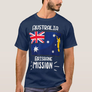 Camiseta Missionário da Missão LDS Brisbane Mormon da Aus