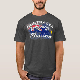 Camiseta Missionário da Missão LDS Brisbane Mormon da Aus