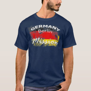 Camiseta Missionário da Missão LDS da Alemanha Berlin Mor