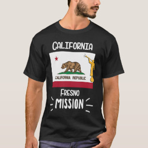 Camiseta Missionário da Missão LDS da California Fresno Mor