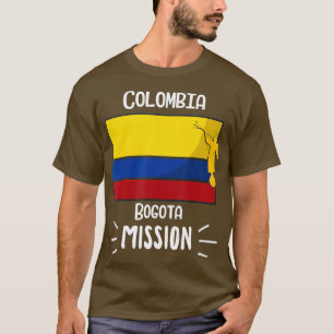 Camiseta Missionário da Missão LDS da Colombia Bogota Mor