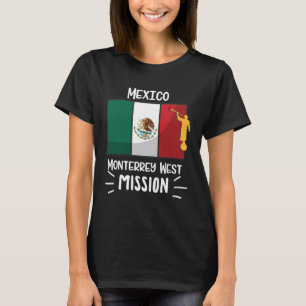 Camiseta Missionário da Missão LDS de Monterrey Ocidental d