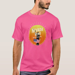 Camiseta Missionário da Missão LDS de Nevada Reno Mormon