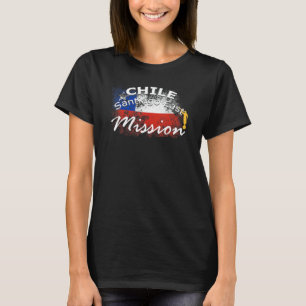Camiseta Missionário da Missão LDS do Chile Santiago do Ori