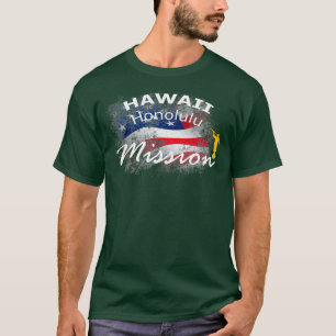 Camiseta Missionário da Missão LDS do Hawaii Honolulu Mor