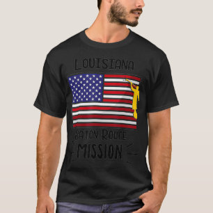 Camiseta Missionário da Missão LDS do Louisiana Baton Rouge