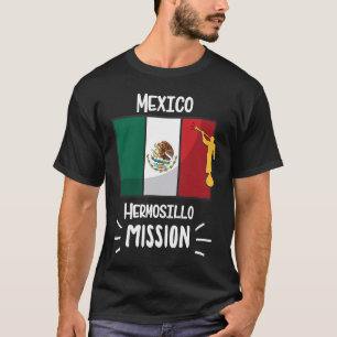 Camiseta Missionário da Missão LDS do México Hermosillo Mor