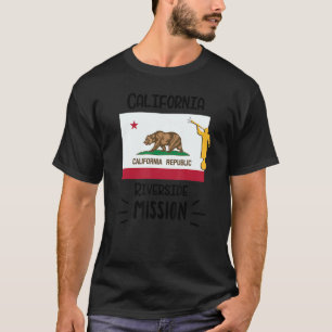 Camiseta Missionário da Missão LDS do Riverside Mormon da C