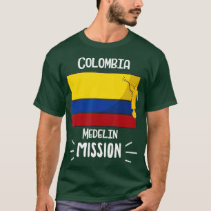 Camiseta Missionário da Missão LDS Medellin Mormon da Col