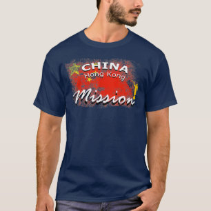 Camiseta Missionário da Missão LDS Mórmon de Hong Kong na C