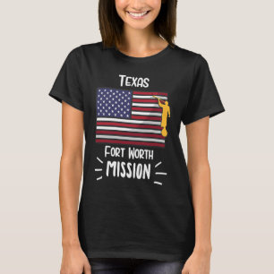 Camiseta Missionário da Missão LDS Mórmon do Texas Fort Wor