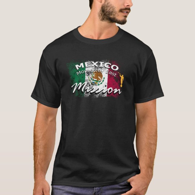 Camiseta Missionário da Missão LDS Mórmon Oriental de Monte (Frente)