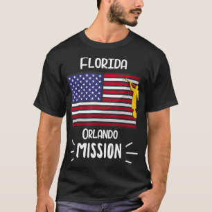 Camiseta Missionário da Missão LDS Orlando Mormon da Fló