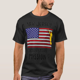 Camiseta Missionário da Missão Mórmon LDS de New Jersey Mor