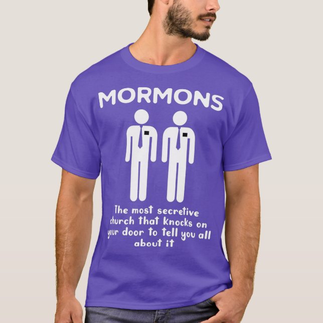 Camiseta Missionário Funny Mormon LDS (Frente)