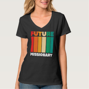 Camiseta Missionários Religiosos Cristãos Retro Futura Miss
