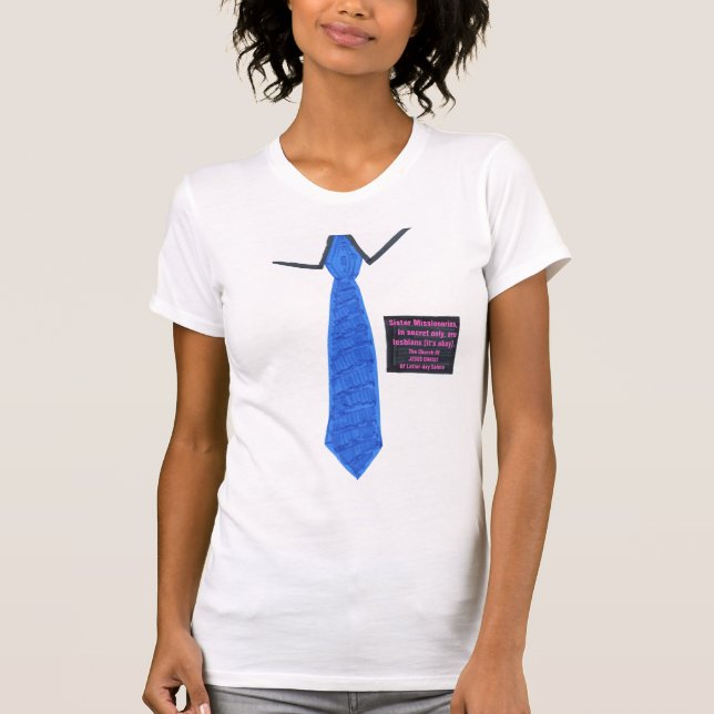 Camiseta Missionários "sexy" da irmã da igreja de Jesus de (Frente)
