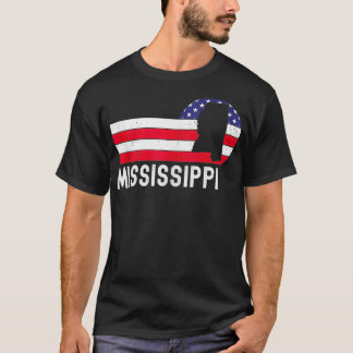 Camiseta Mississipi - Estado patriótico americano 4 de julh