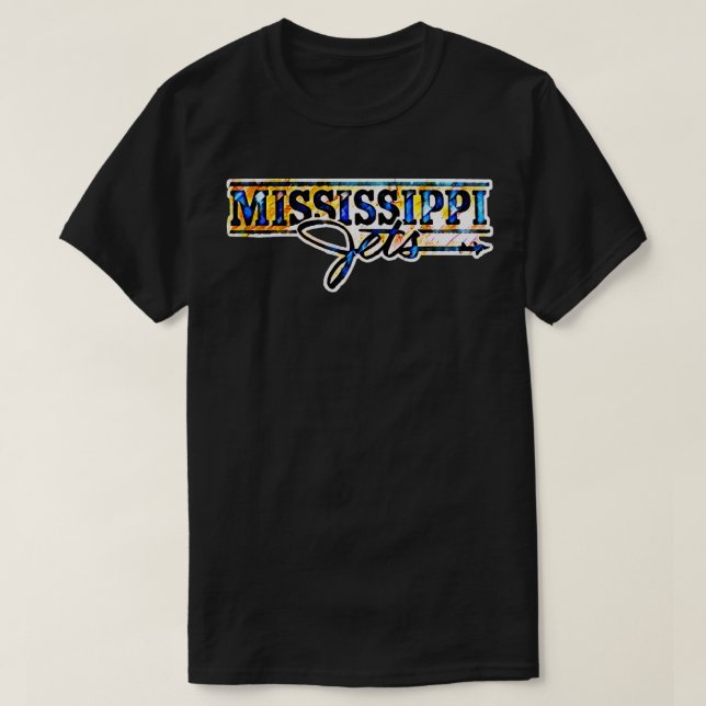 Camiseta Mississipi - Jets - Basquete (Frente do Design)