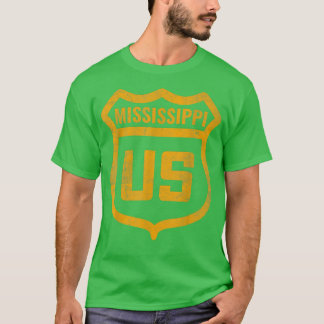 Camiseta Mississipi - Vista de meteoros aflitos na autoestr