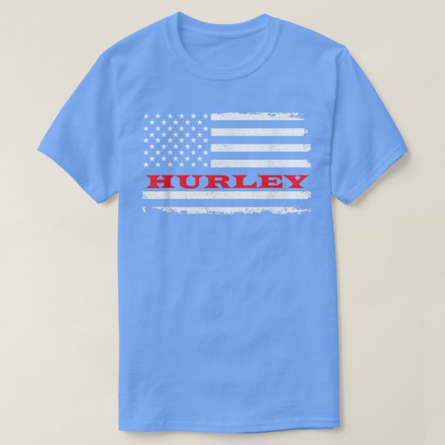Camiseta Mississippi American Flag Hurley USA Patriotic Sou (Frente do Design)