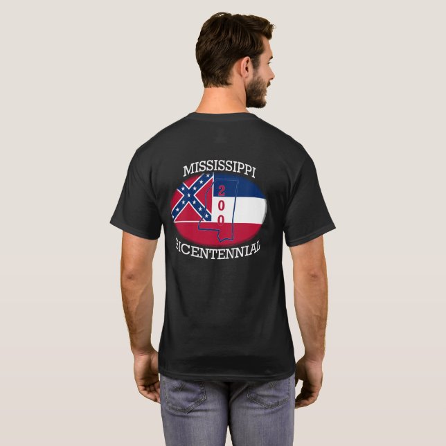 CAMISETA MISSISSIPPI BICENTENNIAL (Parte Traseira Completa)