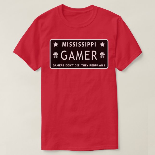 Camiseta Mississippi Gamer (Frente do Design)