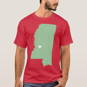 Camiseta Mississippi Love in Sage Oversize