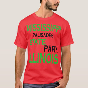 Camiseta mississippi palisades state park Illinois