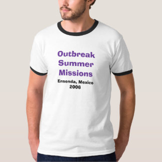 Camiseta Missões do verão da manifestação, Ensenda,