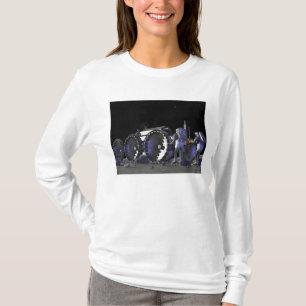 Camiseta Missões futuras 9 da exploração do espaço