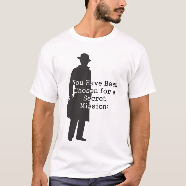 Camiseta Missões Super Secretas de Espião... (Frente)
