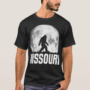 Camiseta Missouri Bigfoot Vintage Full Moon Retro Squatch P