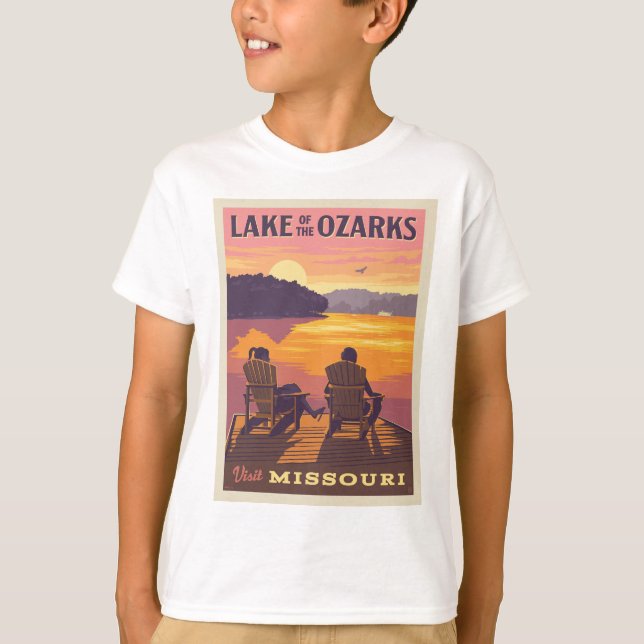 Camiseta Missouri | Lago dos Ozarks (Frente)