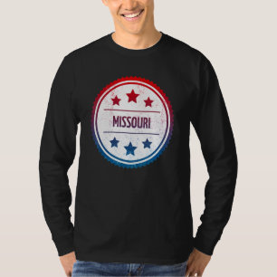 Camiseta Missouri - Legal Crachá Retro Estatal dos Estados
