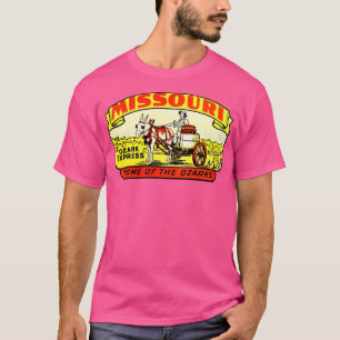 Camiseta Missouri Ozarks - Viagens vintage Decal