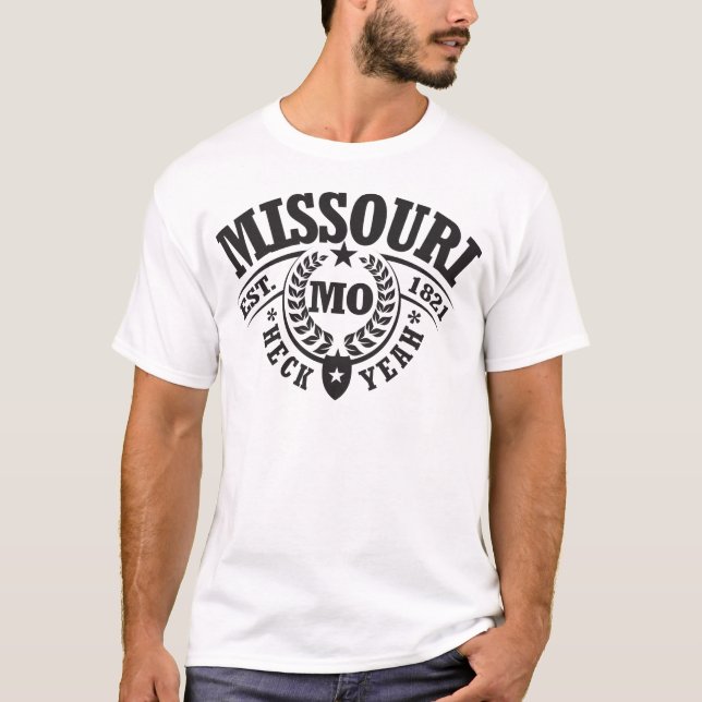 Camiseta Missouri, pedaço yeah, Est. 1821 (Frente)