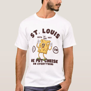 Camiseta Missouri: pomos queijo em tudo
