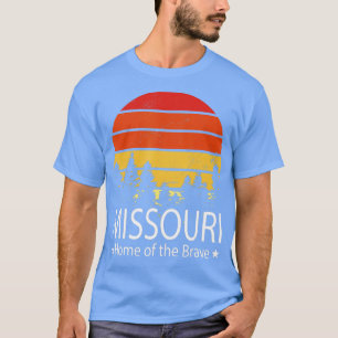 Camiseta Missouri State Home of the Brave Missouri Love