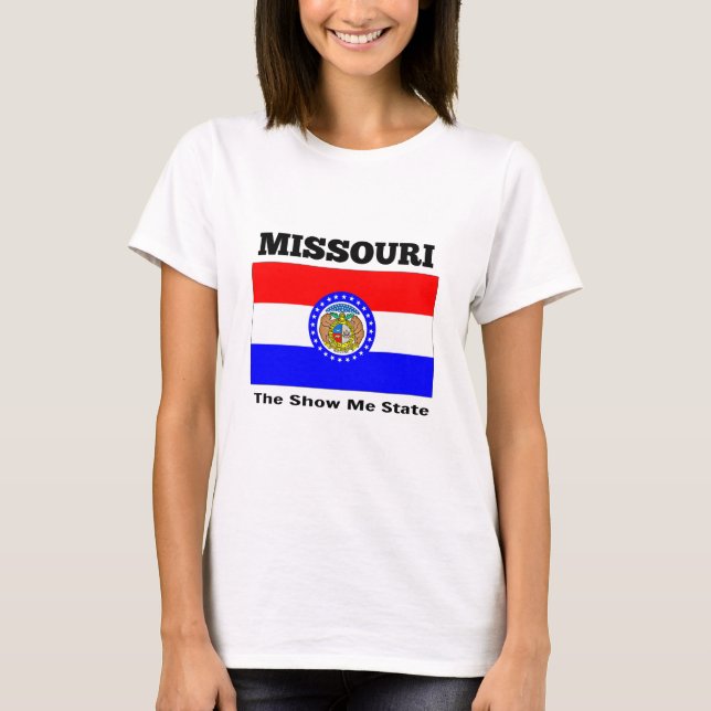 Camiseta Missouri, The Show Me State, (Frente)