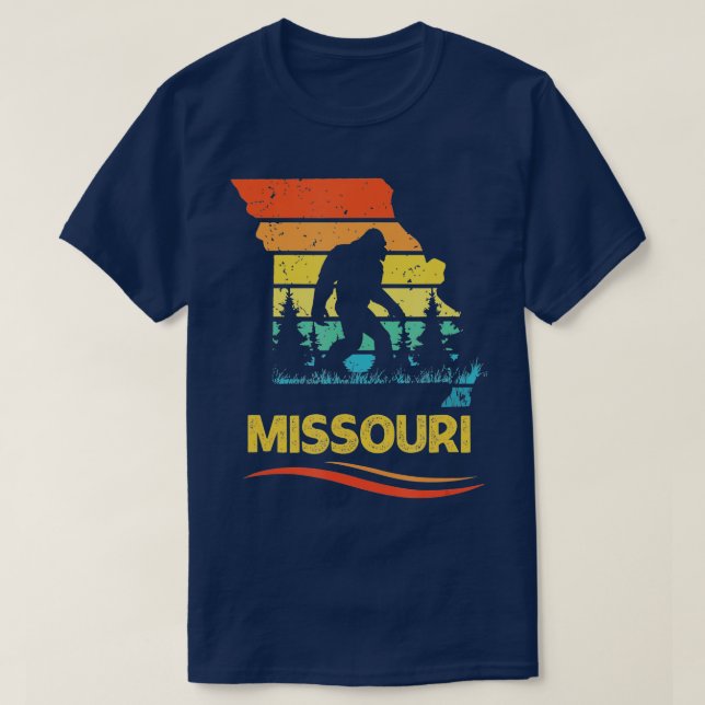 Camiseta Missouri with a Bigfoot  (Frente do Design)