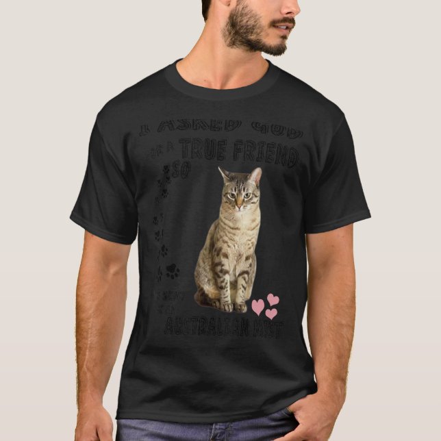 Camiseta Mist Cita Pai Figurino Bonito australiano (Frente)