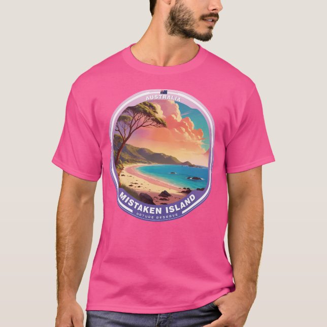 Camiseta Mistaken Island Nature Reserve Austrália (Frente)