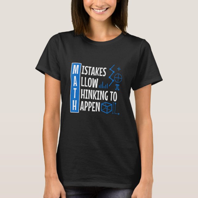 Camiseta Mistakes Allow Thinking To Happen 1 (Frente)