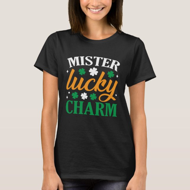Camiseta Mister Lucky Charm Saint Patrick s (Frente)