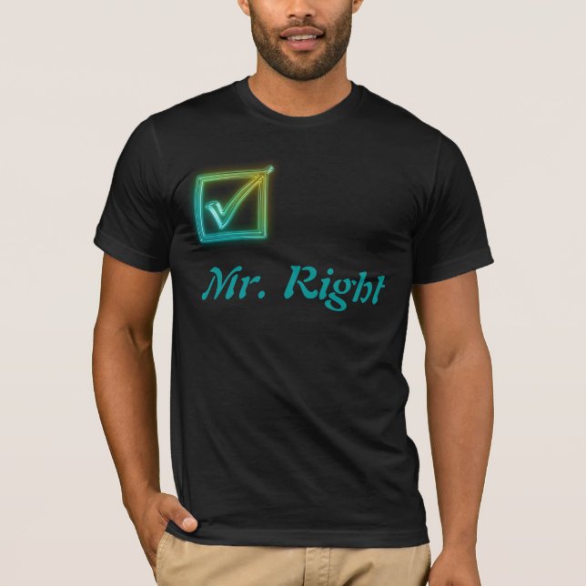 Camiseta Mister right t-shirt (Frente)