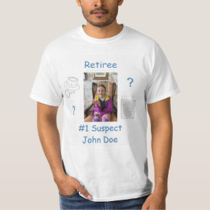 Camiseta Mistério Crime Resolvendo Retiree de Conselho de P